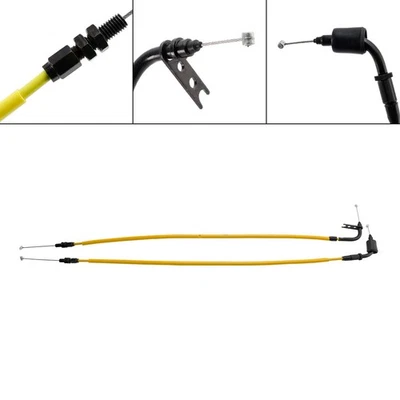 Throttle Cable Wire for Suzuki GSXR1000 2009-2016 Yellow US - Image 1 of 4