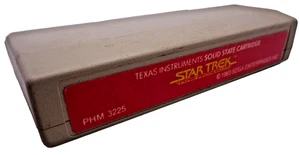 TI-99/4A -- STAR TREK (SEGA - CARTRIDGE PHM3225) - Picture 1 of 3