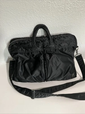 Bolsa tiracolo Yoshida Porter Japan Tanker ombro preta (leia) - Imagem 1 de 4