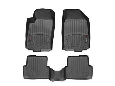 Forro de piso WeatherTech para Chevrolet Sonic 2012-2020 - primera y segunda fila, negro Foto 1 de 4