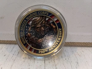 Moneta rara sfida USMC U.S. Marine Corps 250° anniversario - Foto 1 di 5