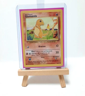 Pokemon Glumanda Basis Set 46/102 Near Mint mit Toploader - Bild 1 von 4