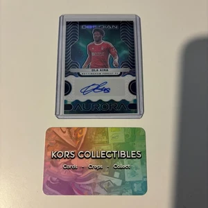 Nottingham Forest OLA AINA AUTO 197/199 - 2023/24 PANINI OBSIDIAN AUTOGRAPH - Picture 1 of 2