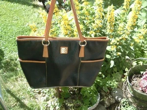 Dooney & Bourke Helena Shopper Tasche in Schwarz Pebbled Wexford Leder Neu mit Etikett - Bild 1 von 7