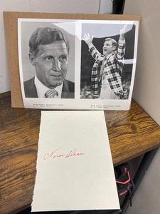 Norm Sloan Pressefoto & Unterschrift North Carolina NC State Wolfpack Basketball - Bild 1 von 6