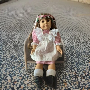 VTG Samantha Pleasant Company DOLL Rose Birthday Dress American Girl DISPLAY - Picture 1 of 11