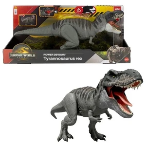 Mattel Jurassic World Rebirth Power Devour Tyrannosaurus Rex Dinosaurier 21 Zoll Spielzeug - Bild 1 von 6