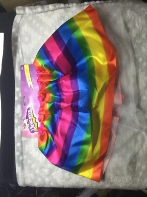 Nuevo Tutú Arco Iris Falda Unicornio Y Diadema Arco Iris Unicornio 3+ Foto 1 de 2