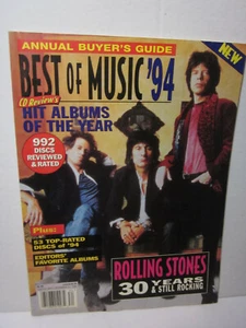 Best of Music Magazine 1994 Rolling Stones Cover Annual Buyer's Guide Hard Rock - Picture 1 of 2