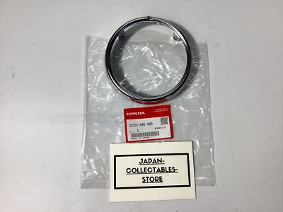 Llanta de faro redonda genuina nueva para Honda C50 C70 C90 Cub en adelante 33101-041-023 Foto 1 de 2