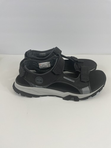 Timberland Garrison Trail sandalo uomo 2 cinturini in pelle nera taglia 12