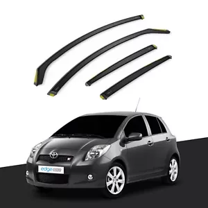 TOYOTA Yaris MK2 2005-2011 5 Door Hatchback Wind Deflectors 4pc Tinted - Picture 1 of 10