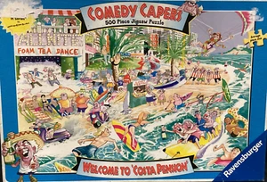 Ravensburger 500pc Comedy Capers: Welcome to "Costa Pension" 2004 jigsaw puzzle - Picture 1 of 3