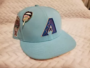 Hat New Era 59Fifty Sugar Shack Arizona DiamondBacks Pin 7 1/4 Inaugural Season - Picture 1 of 7