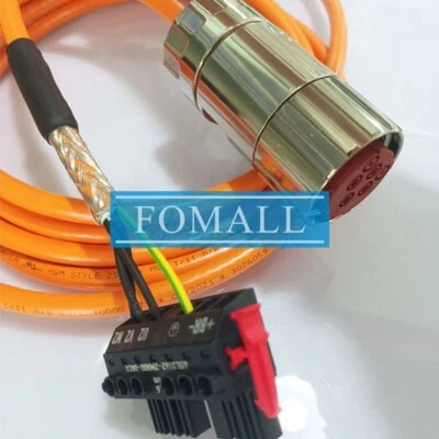 1Pcs New For SIEMENS Servo Motor Power Cable 12M 6FX8002-5DS26-1BC0 - Image 1 of 2