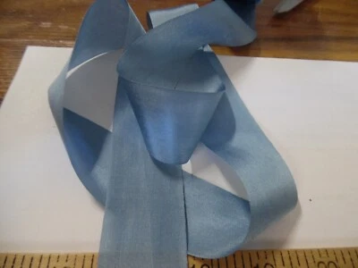 33MM (1.25") 100% CINTA SEDA~AZUL FRANCÉS~PORTADA~SOMBREROS DE MUÑECA Y DISFRACES Foto 1 de 2