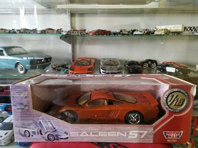 Saleen S7 Copper 1/18 Diecast Model Car Motormax 73117 - Image 1 of 4