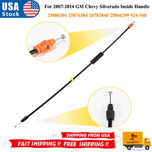 25880301 Door Latch Cable 16.7" For 2007-2014 GM Chevy Silverado Inside Handle - Picture 1 of 6