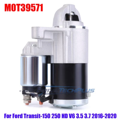 New Starter Motor M0T39571 Fit For Ford Transit-150 250 HD V6 3.5 3.7 2016-2020 - Image 1 of 4