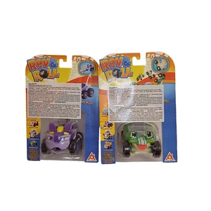 Rev & Roll Set 2 Vehículos y Figuras Mini Action Crash + Alley 2019 Sin Usar Sellado - Imagen 1 de 3