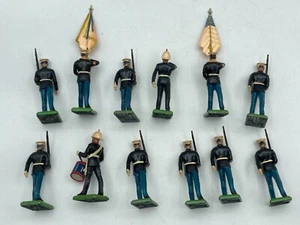 Britains lot de 12 soldat de plomb Us Marine TRES BON ETAT - Picture 1 of 12