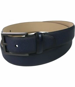 Alfani Herren Gürtel Kunstleder marineblau Gr. 32 - Bild 1 von 4