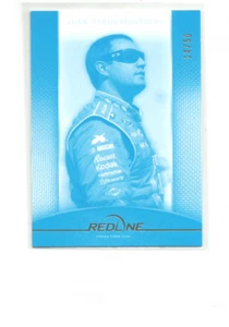 2012 PRESS PASS REDLINE CYAN #30 JUAN PABLO MONTOYA 14/50 - Picture 1 of 2