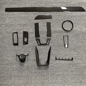 FULL CARBON FIBER Dash Interior Trim SET FOR PORSCHE  911 992 TURBO S 2019-2023 - Picture 1 of 11