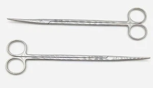 Miltex 5-189 Metzenbaum Scissors Curved 9" - LOT of 2 - Picture 1 of 2