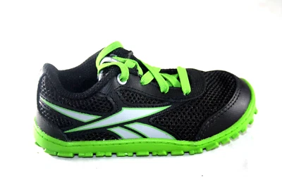 REEBOK VENTUREFLEX STRIDE V55671 BLACK/GREEN/GREY TRAINING ENTRAINEMENT TODDLER - Image 1 of 4