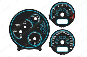 Mini Cooper R53 Chrono Pack V3 Carbon Quadrante Personalizzato Schede 8 Colori Calibri - Foto 1 di 8