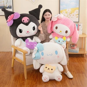 Cinnamoroll Kuromi My Melody Plush Doll Large Stuffed Toy Throw Pillow 100 cm - Picture 1 of 26