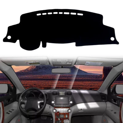 Car Dash Cover Mat Dashboard Pad For Toyota Highlander 2008-2013 Non-slip Pad Foto 1 de 4