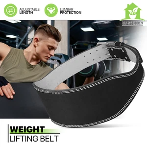 Weight Lifting Belt Strength Training Back Support Powerlifting Belt Gym Workout - Picture 1 of 11