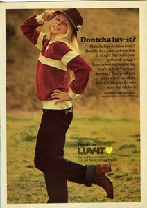 Ropa para damas Doncha luv-it 1979 Prendas para el torso Jeans Gran Impresión Anuncio Decoración Idea (3598) - Imagen 1 de 1