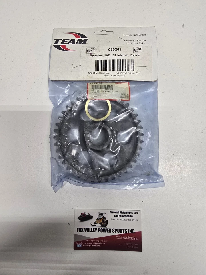 POLARIS SNOWMOBILE HYVO SPROCKET GEAR NEW 40T X 13W- 15 INTERNAL) - Image 1 of 1