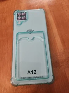 Clear Card Holder Wallet Case  For Samsung A52 A72 A32 A12 5G  Shockproof Bumper - Picture 1 of 2