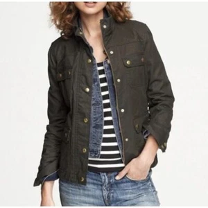 J. Crew Women’s Downtown Field Jacket Military Green Size XS - Picture 1 of 10