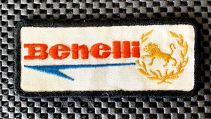 BENELLI TOPPA RICAMATA SOLO CUCITA ARMI DA FUOCO E MOTO ITALIANE 5" x 2" NOS - Foto 1 di 2