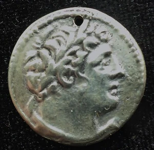 GREEK REPRO ANCIENT COIN STANDING EAGLE CAN.SHIP $1.99 - Picture 1 of 2