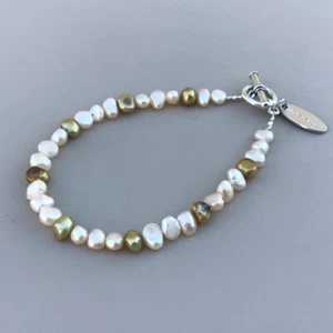 Freshwater Pearl Bracelet - Made in Ireland - Multicoloured - Picture 1 of 5