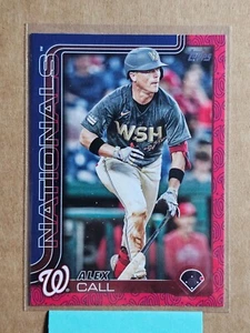 2025 Topps Series 2 Baseball Alex Call #641 Team Logo Border SP Nationals - Picture 1 of 2