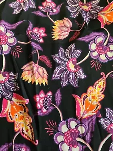 Neu 100 % Rayon Krepp Siebdruck Stoff für Damenbekleidung! Preis für 0,5 Jahre_EB9 - Bild 1 von 6