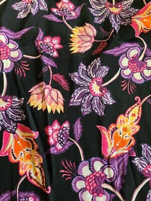 ¡Nuevo tejido serigrafiado 100% rayón crepé para ropa de mujer! Precio para 0.5y._EB9 Foto 1 de 4