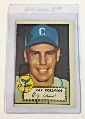 1952 Topps #211 Ray Coleman Chicago White Sox Baseball Card  - Image 1 of 2