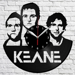 Keane Vinyl Record Wall Clock Home Fan Art Decor 12'' 30 cm 4615 - Picture 1 of 12