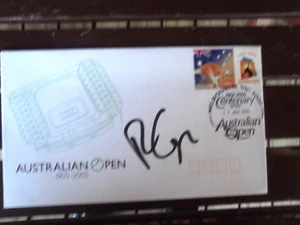 2005 AUSTRALIAN OPEN CENTENARY COVER HAND SIGNED BY ROBBIE GINEPRI WITH P STAMP - Picture 1 of 1