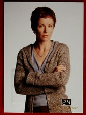 24 - Season 1 - LESLIE HOPE - Teri Bauer's Sweater - VINTAGE Costume Card - 2003