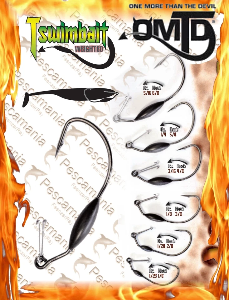 Anzuelo OMTD OH1500 Alguicida Suave Cebos Plomo Shad Swimbait - Imagen 1 de 1