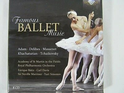 Famous Ballet Music (CD, Apr-2012, 5 Discs, Brilliant Classics)  - Image 1 of 4